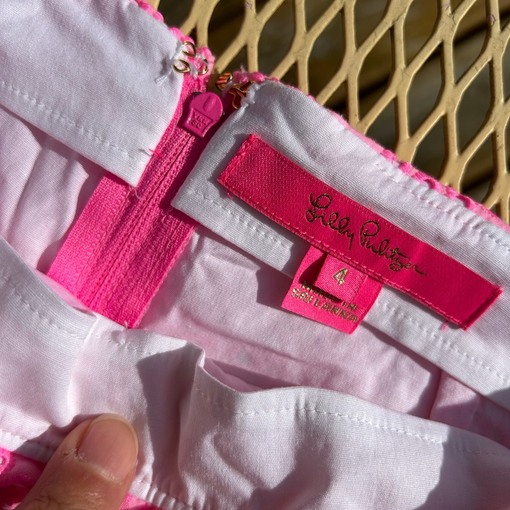 Lilly Pulitzer Faye Skort Prosecco Pink size 4 - Picture 8 of 10